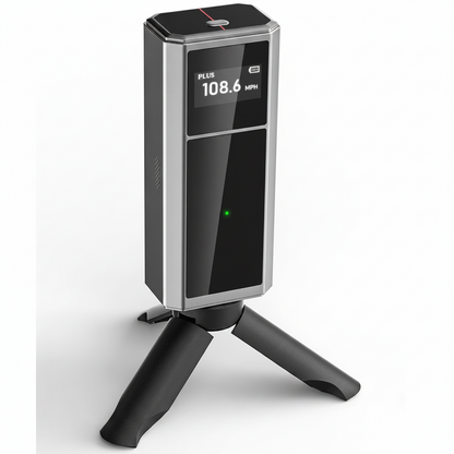 Golf Launch Monitor & Simulator: Portable Swing Analyzer with 13 Metrics, 3D Driving Range, 3D Trajectory & Video Record for Ios/Android